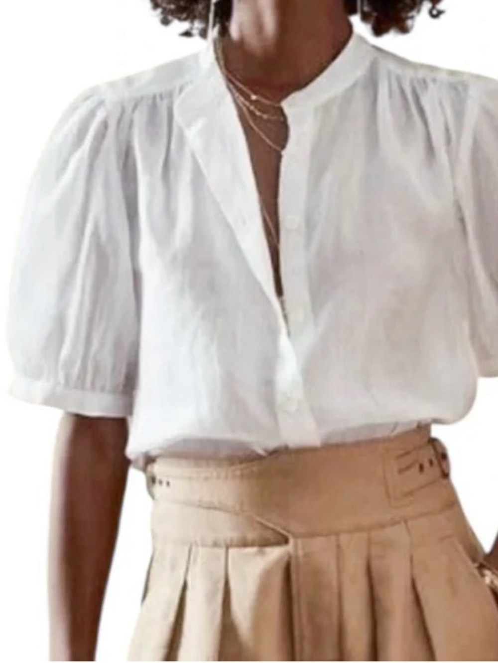 Banana Republic ramie top